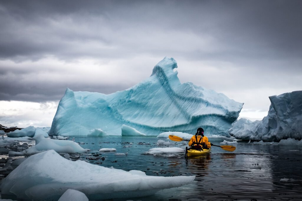 Kayaking in Antarctica