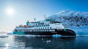 The ship Sylvia Earle in Antarctica