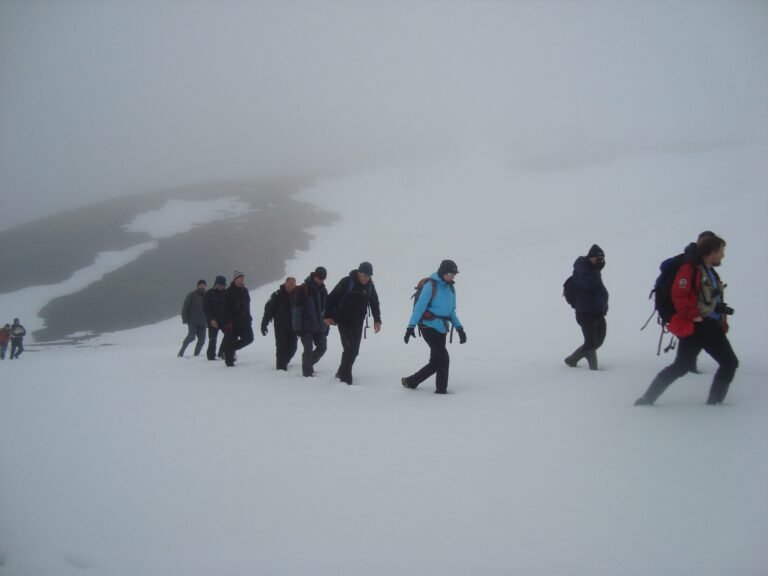 Expedition landscape, Spitsbergen, sailing from Aberdeen