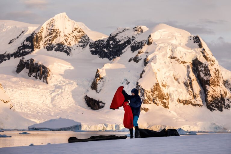 Expedition landscape, Antarctic Circle, sailing from Ushuaia