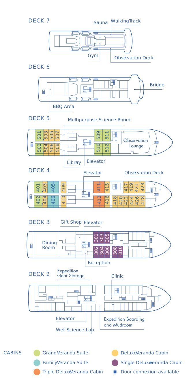 2026-27 - Magellan Discoverer - Air-Cruise Deck Plan