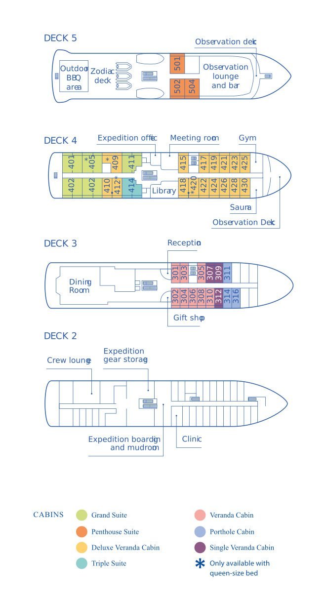 Magellan Explorer - Air-Cruise Deck Plan (2025-26 and 2026-27)