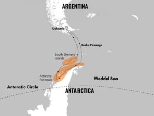 Antarctica itinerary with Terra Nova Expeditions