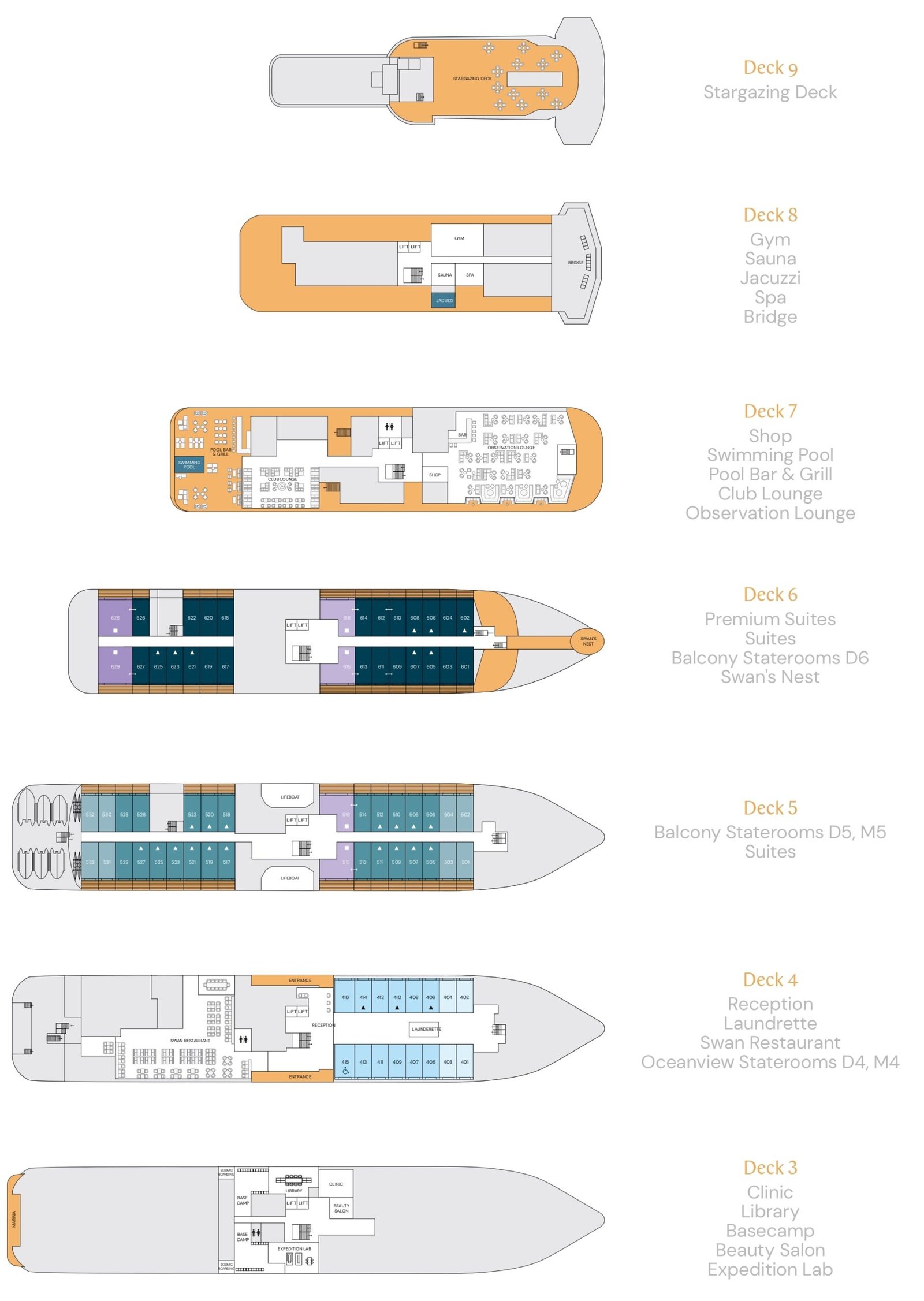 SH Vega Deckplan