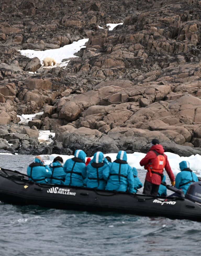 Expedition landscape, Svalbard, sailing from Longyearbyen