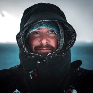 Neill Drake at Brown Station, Antarctica