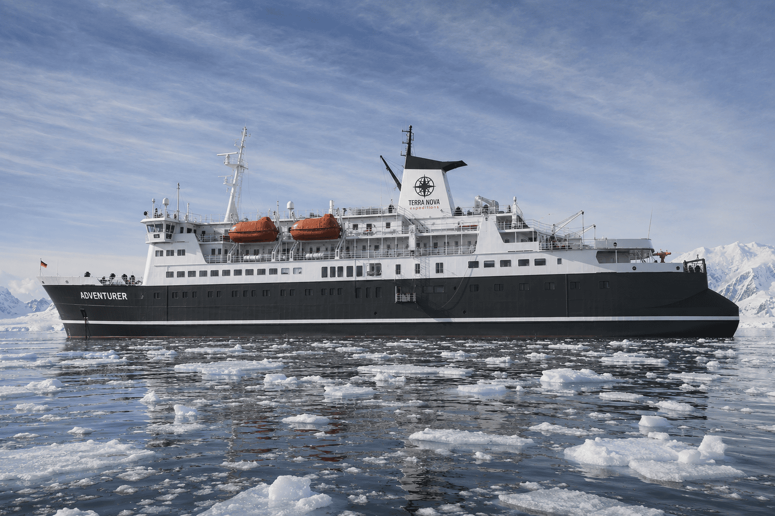 Expedition landscape, Antarctic Peninsula, sailing from Ushuaia